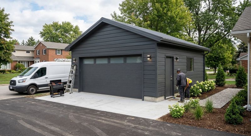 Four Car Garage Installation in Summerville, SC