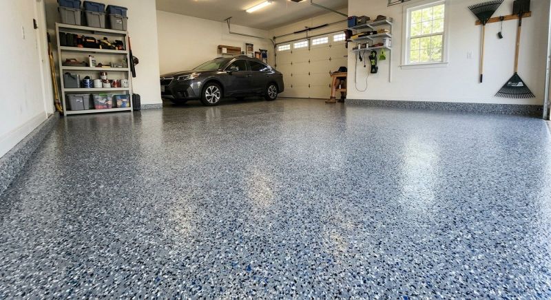 Garage Floor Epoxy Installation in Loudoun County, VA