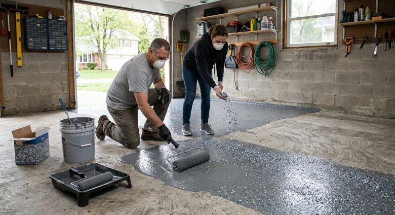 Garage Floor Renovation in Columbia, SC