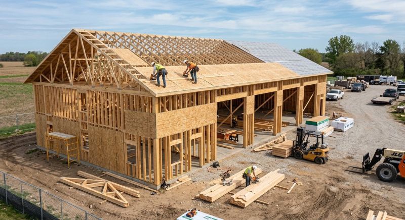 Industrial Garage Construction in Cypress, TX