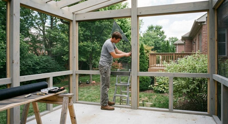Porch Enclosure Installation in Arvada, CO