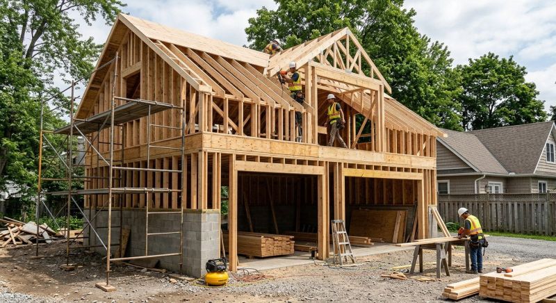 Storage Garage Construction in Conroe, TX