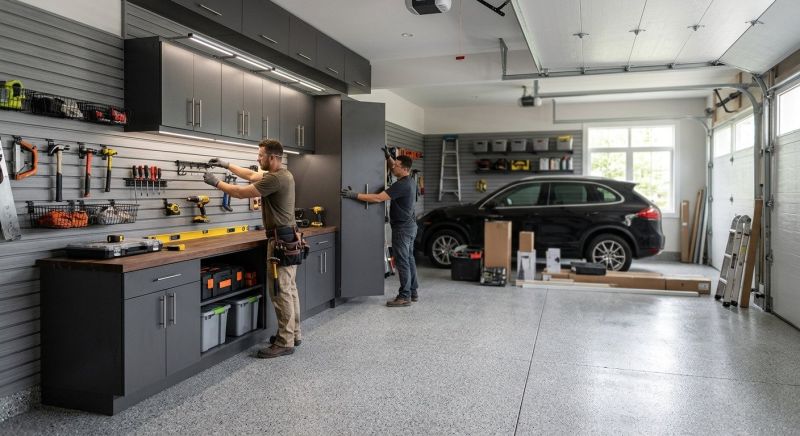 Three Car Garage Installation in Cypress, TX