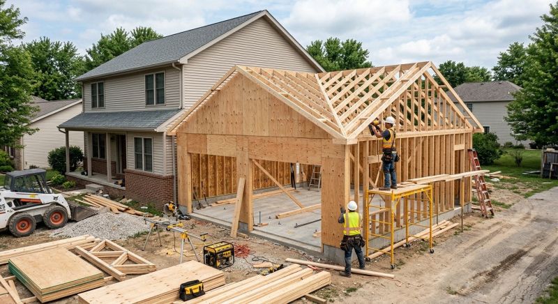 Attached Garage Construction in Mount Pleasant, SC